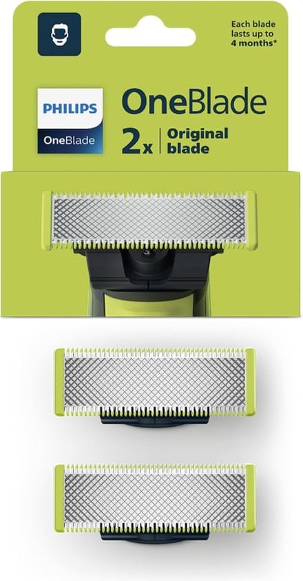 Philips OneBlade QP220/51 scheerapparaat Vervangmesjes - 2 stuks