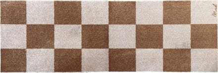 Mad About Mats - PASCAL - deurmat/badmat - ruitjes - droogloop/touch - wasbaar - 50x150cm