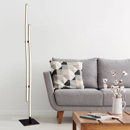 Näve LED vloerlamp Onda, 2-lamps