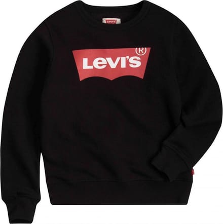 Levi´s ® Kids Batwing Crew Sweatshirt Zwart 6 Years Kinderen