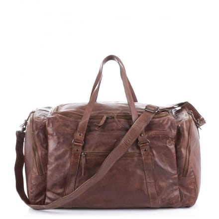 Bear Design Max Leren Weekendtas - Bruin
