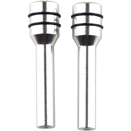 2 stuks autodeurvergrendelingspennen auto-interieurstyling autoliftknop zilver