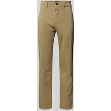 Regular fit chino van katoenmix