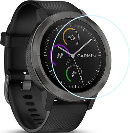 Strap-it Screen protector glas - beschermend glasplaatje geschikt voor Garmin Vivoactive 3