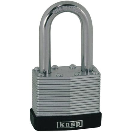 Kasp K13040L40D Hangslot 40 mm Verschillend sluitend Zilver Sleutelslot