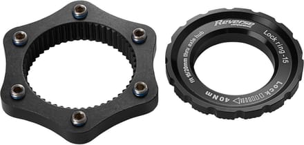 Reverse Center Lock Adapter schrijfremadapters zwart
