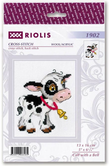 RIOLIS Calf with a Bell borduren (pakket)