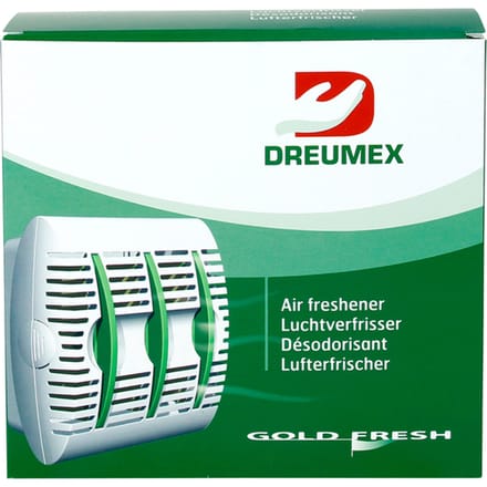 Luchtverfrisserdispenser Dreumex Gold Fresh wit