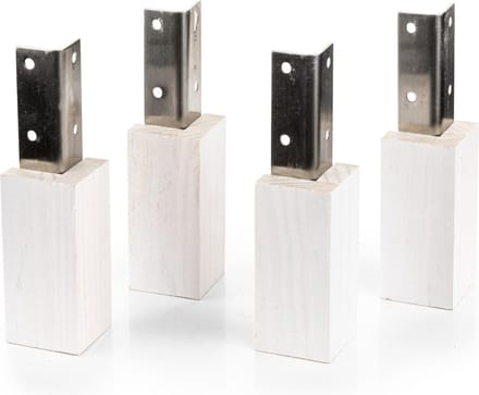 Evolar Opstelvoetjes Airco Omkasting Wit Wood