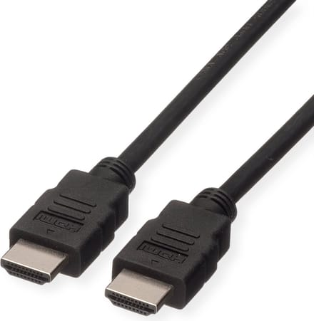 ROLINE HDMI High Speed kabel met Ethernet M-M, LSOH, zwart, 7,5 m