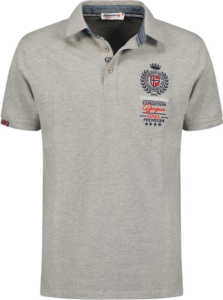 Geographical Norway Heren Expedition Polo Kauri Grijs - M
