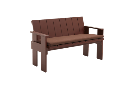 HAY Zitkussen voor Crate Dining Bench - iron red