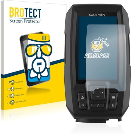 Screenprotector voor Garmin Striker Plus 4 Beschermglas transparant