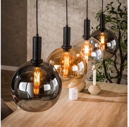 Hanglamp 4L tricolore Sfera - Artic zwart