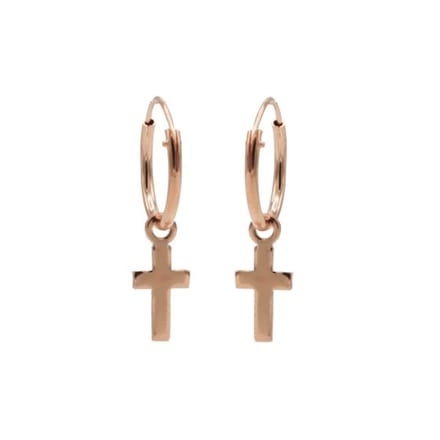 Karma Symbols oorbel M1986 Hoops Faith Rosé