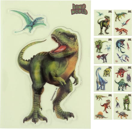 Depesche - Dino World Glibbies stickers - 1 stickervel