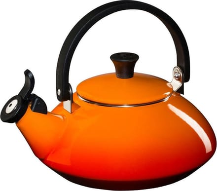 Le Creuset fluitketel Zen 1,5 Liter - oranjerood