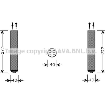 Droger, airconditioningsysteem AVA COOLING SUD089 AVA