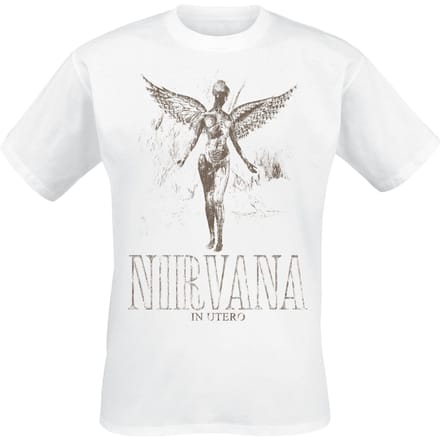 Nirvana T-shirt - In utero - S tot 4XL - voor Mannen - wit