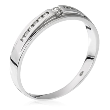 Orphelia RD-3371/52 - Ring - 18 Karaat Witgoud / Diamant 0.19 ct
