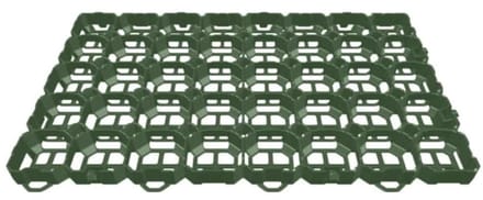 Rastegels, grasdallen, groen, RKP6 ca.57 x 38 x 4cm