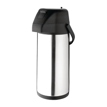 Olympia pomp thermoskan met drukknop 3L