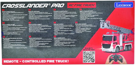 Crosslander PRO ® Radiogestuurde Brandweerwagen met licht en sounds effecten.