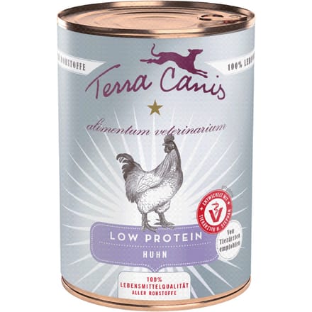 Terra Canis Alimentum Veterinarium Low Protein 6 x 400 g - Kip
