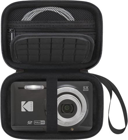 Digitale Camera Draagtas voor 16MP Camera - Zwart met Organizer