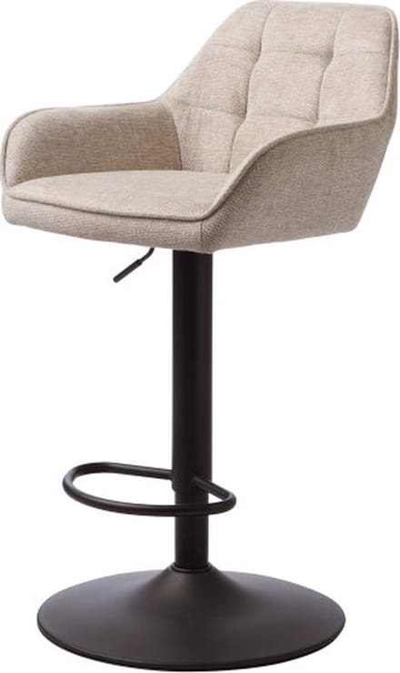 Barstoel Nolan square verstelbaar - Zand - barstoelen set van 2