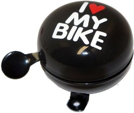 Fietsbel I Love My Bike 60 Mm | Zwart | Maat: 1Size