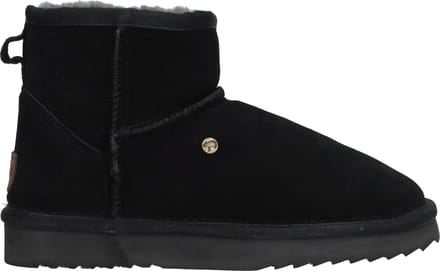 Warmbat Wallaby Suede Boot Dames Laarzen - Zwart