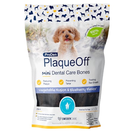 ProDen PlaqueOff Dental Care Botten - Groenten & Bosbessen Mini (340 g)
