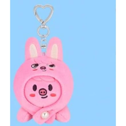 Stray kids SKZOO Sleutelhanger liggend Changbin pink