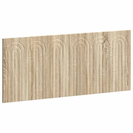 vidaXL - Wandgemonteerd - Hoofdbord - ALKMAAR - Sonoma - Eiken - Bewerkt - hout