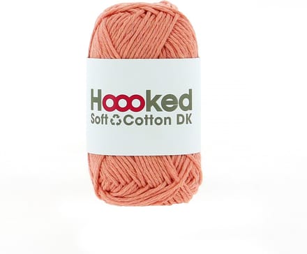 Hoooked Soft Cotton DK 50g. Sevilla Peach (perzik)