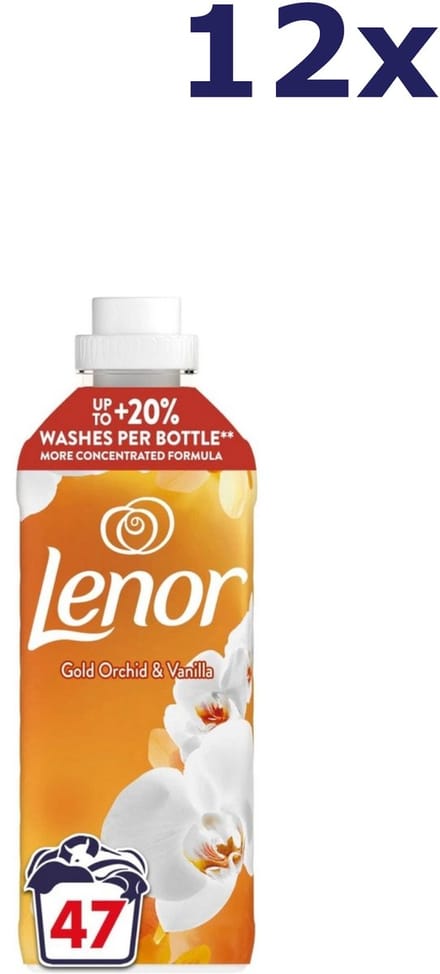 12x Lenor Wasverzachter - 47sc987ml - perfume therapy - gold orchid & vanilla