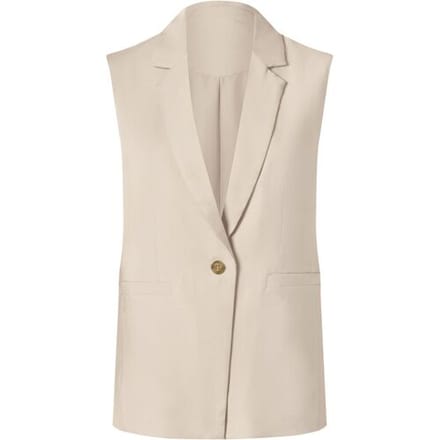 ESMARA Mouwloze dames blazer (Beige, 34)