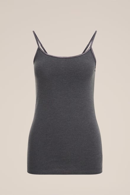 WE Fashion Dames organic cotton singlet