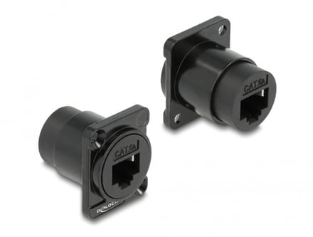 Delock D-Type Module RJ45 Cat.6A female to female