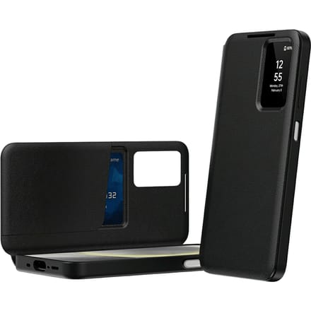 CaseBody Samsung Galaxy A37 Smart Cover Zwart