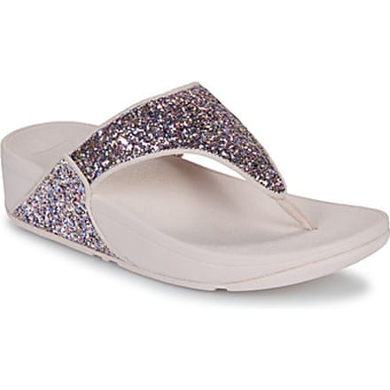 FitFlop Lulu Multi-Tonal Glitter Toe-Post Sandals Vrouwen - Nude Rose Mix