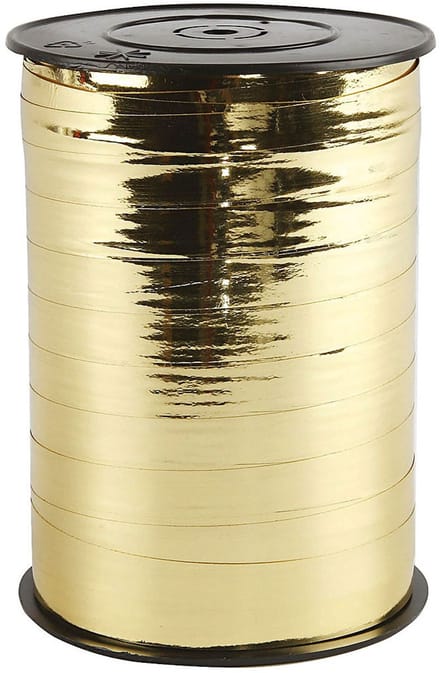 Creativ Company cadeau lint goud metallic 250 meter decoratie.