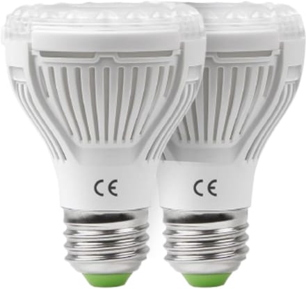 ZRSS® Professionele groeilamp planten - Kweeklamp LED verlichting - E27 - 10 W - 2 Stuks