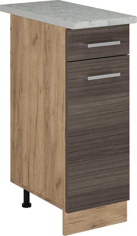 Vicco R-Line Keukenonderkast – 30 cm WB Marmer Edel grijs