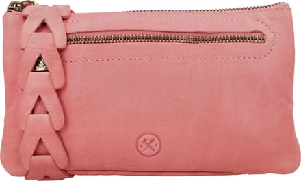 Hide & Stitches Daydreamer Schoudertas - 100% Leer - Lichtroze