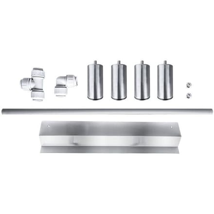 GGM Gastro Stacking-Kit - passend für Heißluftfritteuse (Airfryer) HLFV300N Zilver