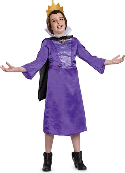 DISNEY - VILLAINS, Evil Koningin jurk Classic, Maat M (7-8 jaar), Meisjes
