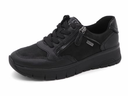 Jana Dames Sneaker - 23762-007 Zwart - Wijdte H - Maat 40