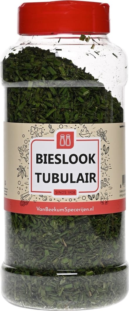 Van Beekum Specerijen - Bieslook Tubulair - Strooibus 70 Gram